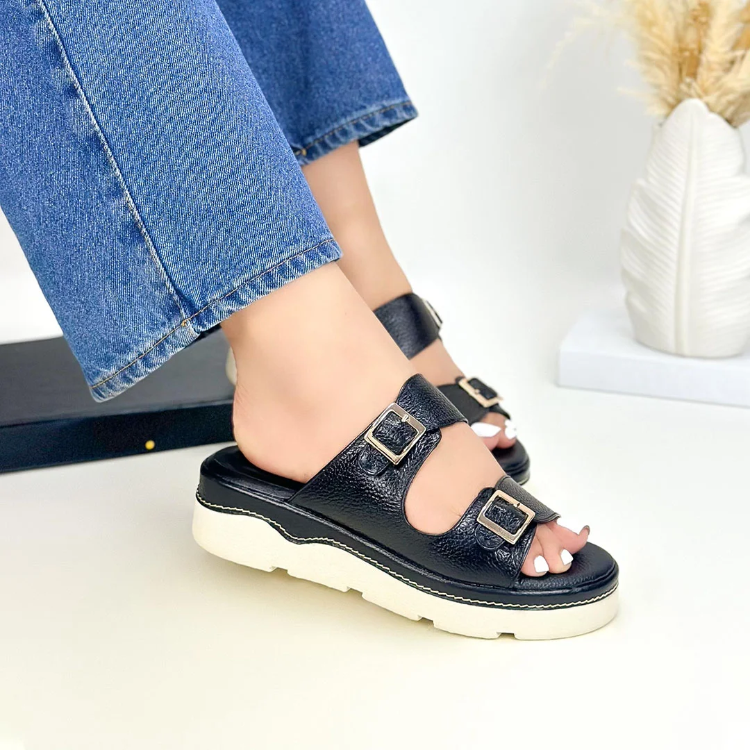 Sandalias de Plataforma Negras